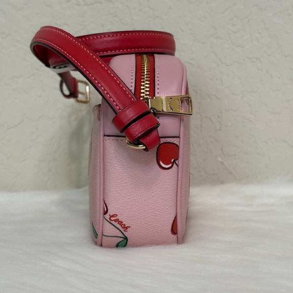 Coach Mini Jamie Camera Bag With Heart Cherry Print - Picture 5 of 12